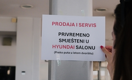 Privremeni radovi preuređenja Mercedes-Benz salona - preselili smo prodaju i servis u Hyundai salon